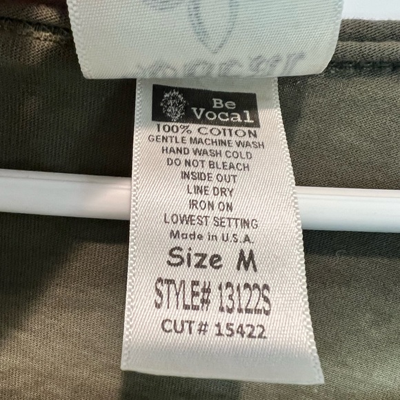 Vocal Fringe Tie Dye Tee Shirt - Picture 5 of 5